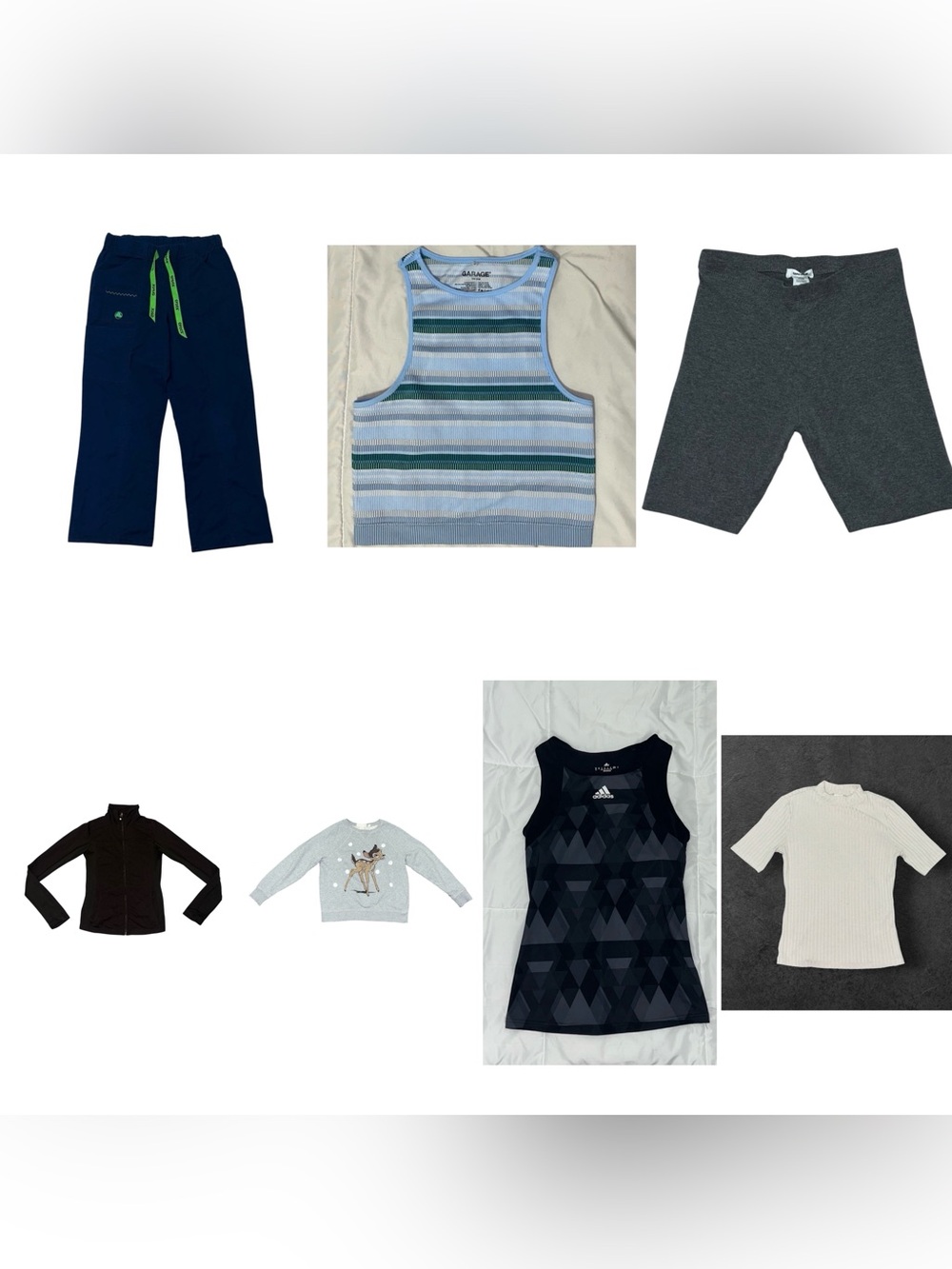 Athletic Clothes 7 Items Bundle Size XS Women Activewear Sportswear Fitness